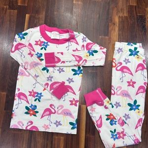 Hanna Andersson flamingo organic cotton pajamas